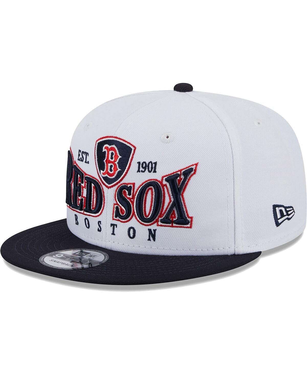 Мужская белая, темно-синяя кепка Boston Red Sox Crest 9FIFTY Snapback New Era
Мужская белая, темно-синяя кепка Boston Red Sox Crest 9FIFTY Snapback New Era