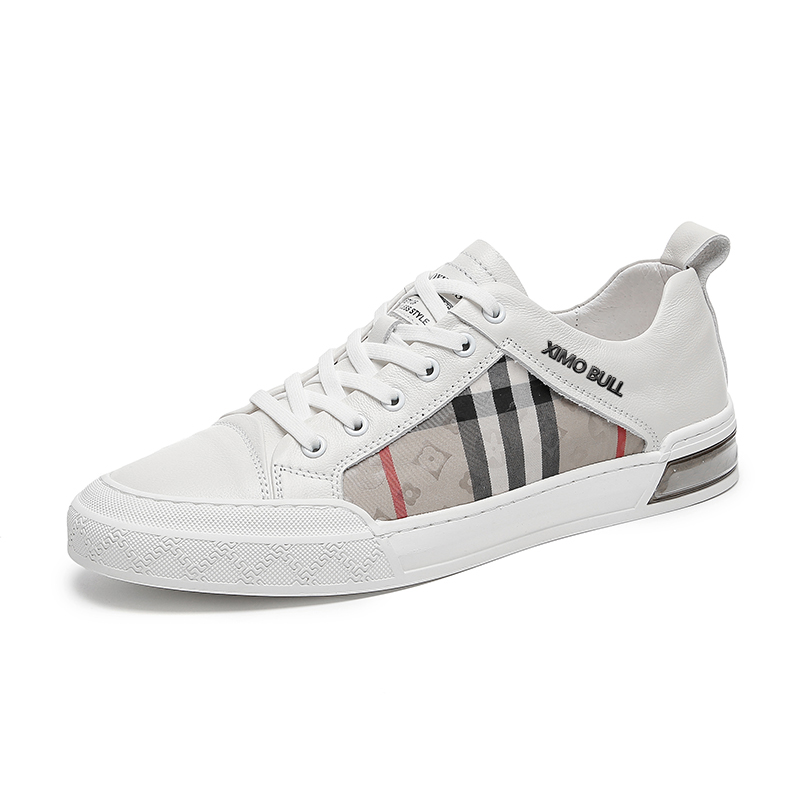 XIMO BULL Мужские белые скейтерские кеды с амортизацией, цвет White
XIMO BULL Мужские белые скейтерские кеды с амортизацией, цвет White