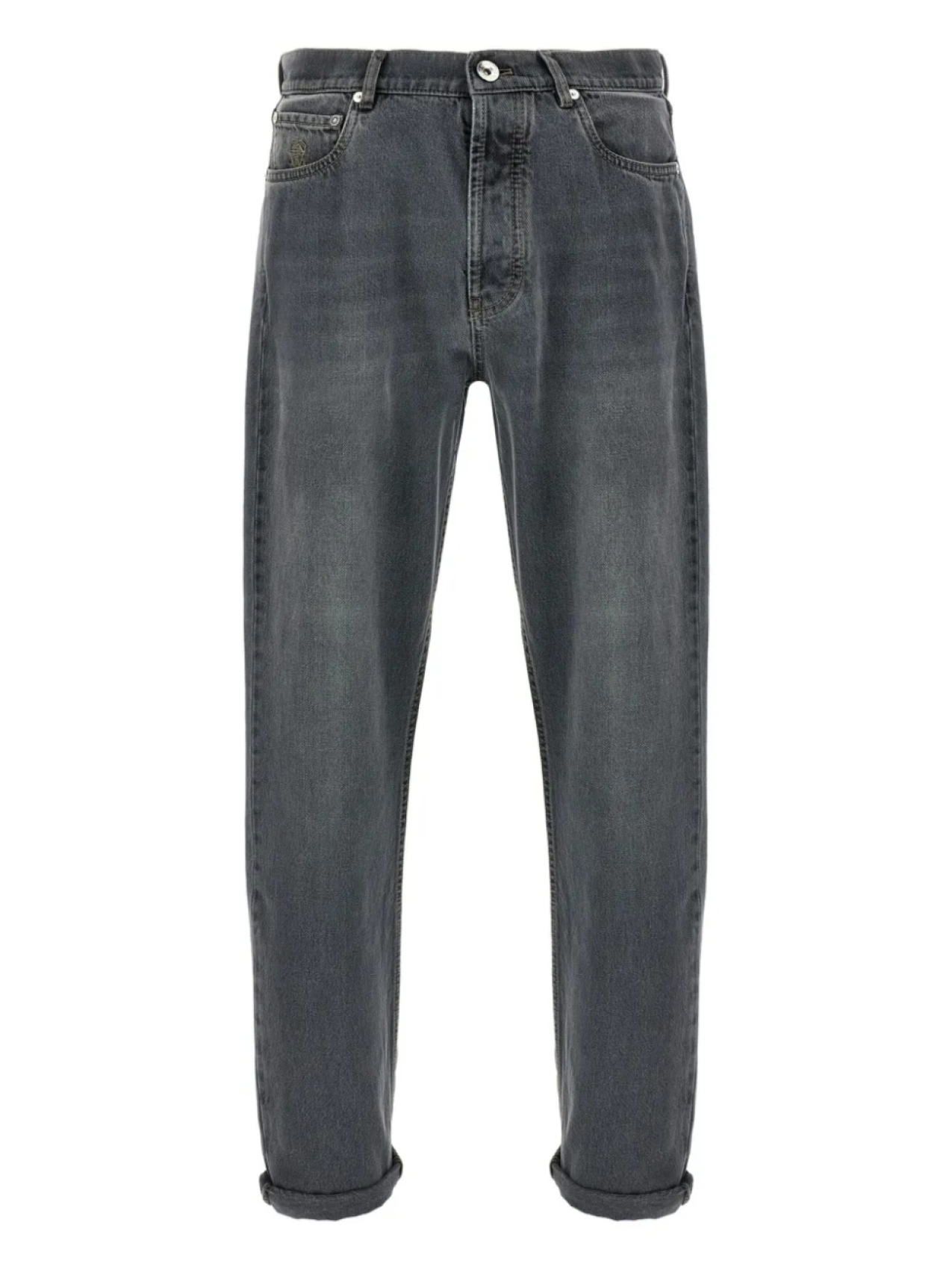 Джинсы, окрашенные в готовом виде Brunello Cucinelli, серый
Джинсы, окрашенные в готовом виде Brunello Cucinelli, серый