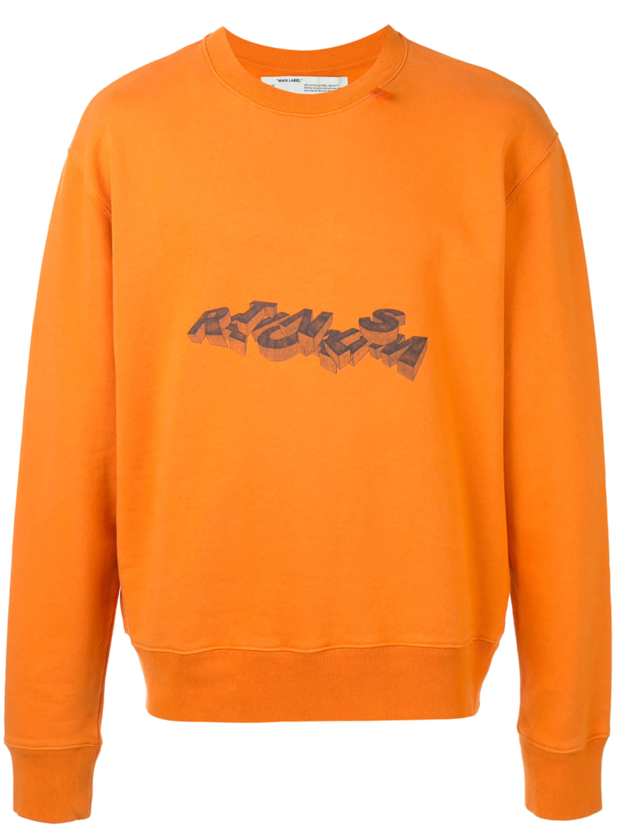 Толстовка с круглым вырезом и принтом Off-White, оранжевый
Толстовка с круглым вырезом и принтом Off-White, оранжевый