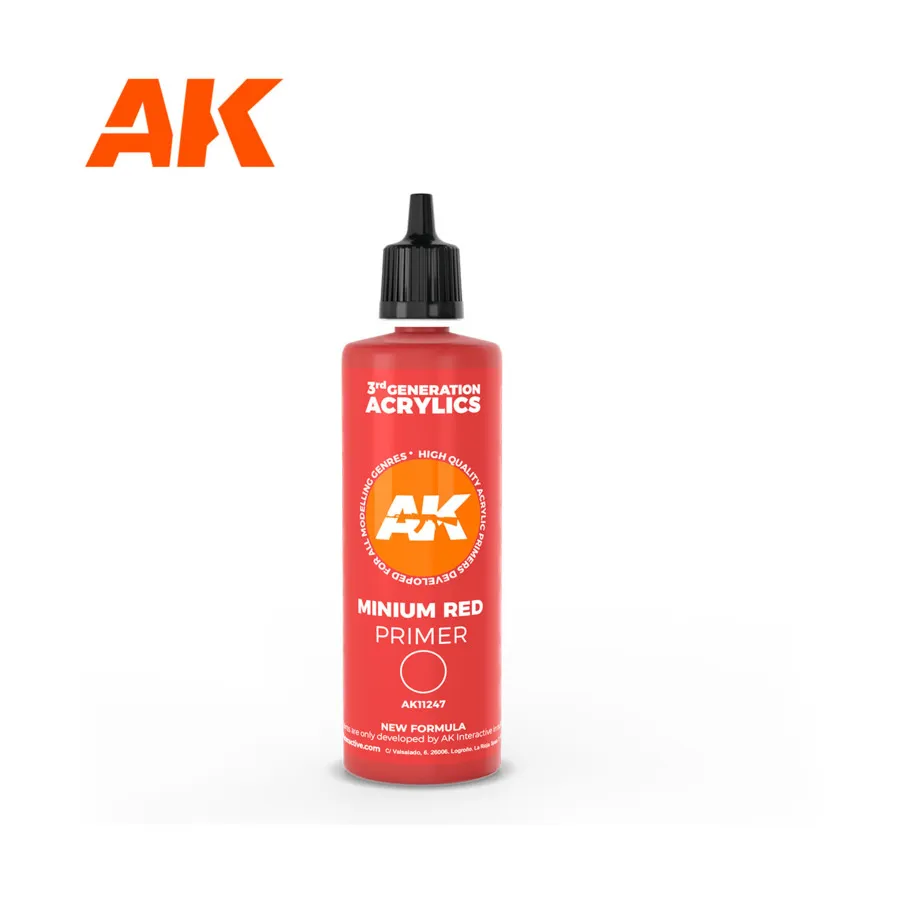 Красный Праймер, 3rd Gen Acrylic - Primers, Varnishes and Thinners
Красный Праймер, 3rd Gen Acrylic - Primers, Varnishes and Thinners