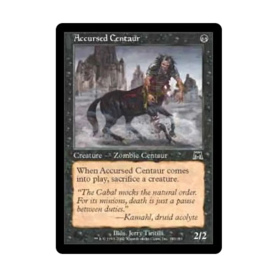 CCG Проклятый Кентавр (клавиша C), MTG - Onslaught
CCG Проклятый Кентавр (клавиша C), MTG - Onslaught