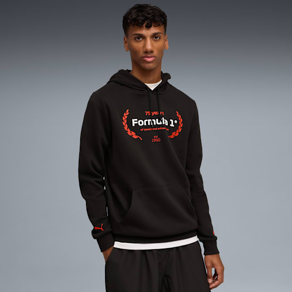 Мужская толстовка с капюшоном Formula 1 Motorsport Essentials Puma, черный
Мужская толстовка с капюшоном Formula 1 Motorsport Essentials Puma, черный
