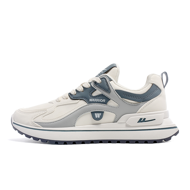 WARRIOR Антискользящие и износостойкие низкие повседневные туфли для мужчин с эффектом увеличения роста - белый синий серый, цвет White Blue Gray
WARRIOR Антискользящие и износостойкие низкие повседневные туфли для мужчин с эффектом увеличения роста - белый синий серый, цвет White Blue Gray