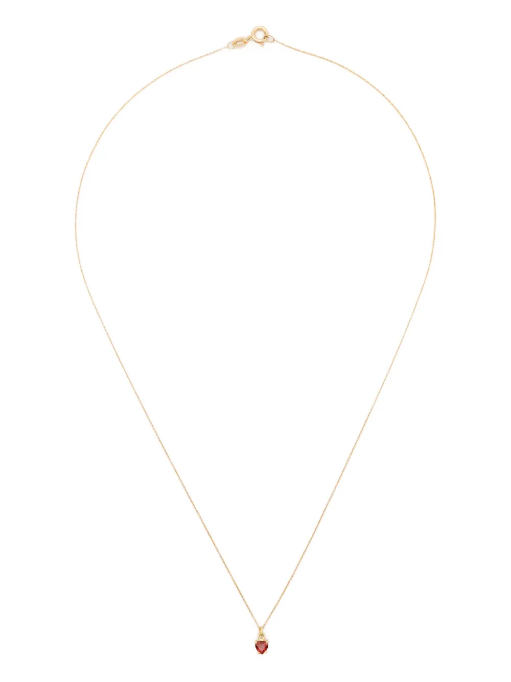 Ожерелье из 18-каратного желтого золота с гранатом в форме сердца Wouters & Hendrix Gold, золотой
Ожерелье из 18-каратного желтого золота с гранатом в форме сердца Wouters & Hendrix Gold, золотой