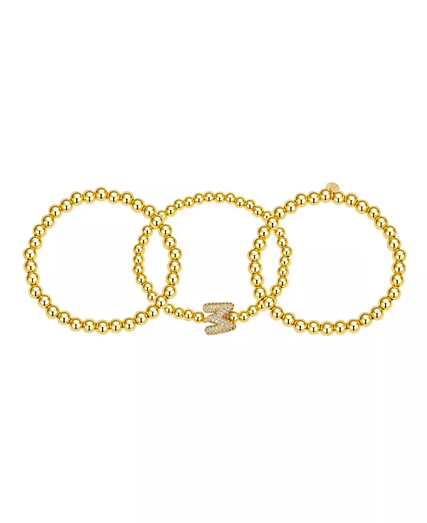 Набор браслетов-бусин с кубическим цирконием и пузырчатой отделкой Unwritten, m
Набор браслетов-бусин с кубическим цирконием и пузырчатой отделкой Unwritten, m