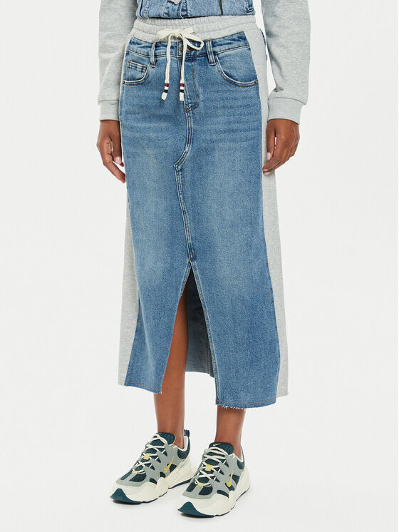 Джинсовая юбка стандартного кроя Desigual, синий
Джинсовая юбка стандартного кроя Desigual, синий