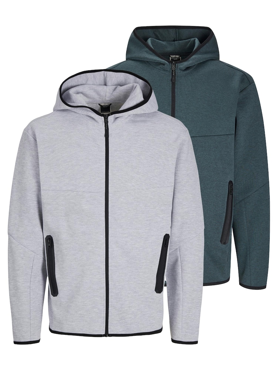 Толстовка с капюшоном на молнии JACK & JONES Fusion, серебряный
Толстовка с капюшоном на молнии JACK & JONES Fusion, серебряный