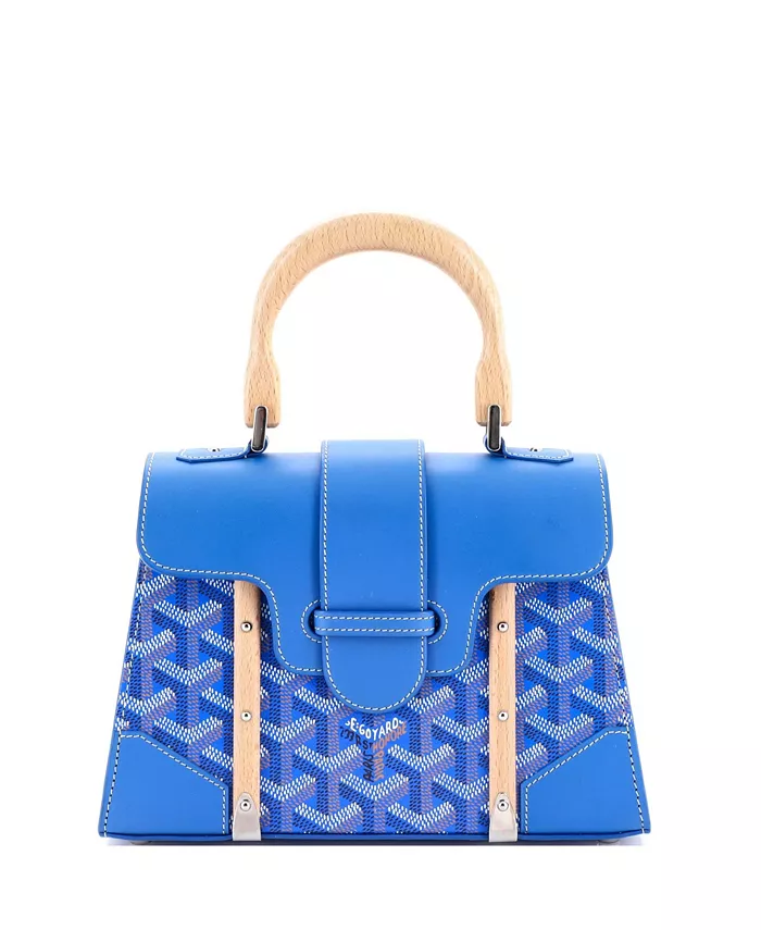 Мини-структурированная сумка Saigon с верхней ручкой, покрытая холстом и кожей Pre-Owned Goyard, синий
Мини-структурированная сумка Saigon с верхней ручкой, покрытая холстом и кожей Pre-Owned Goyard, синий