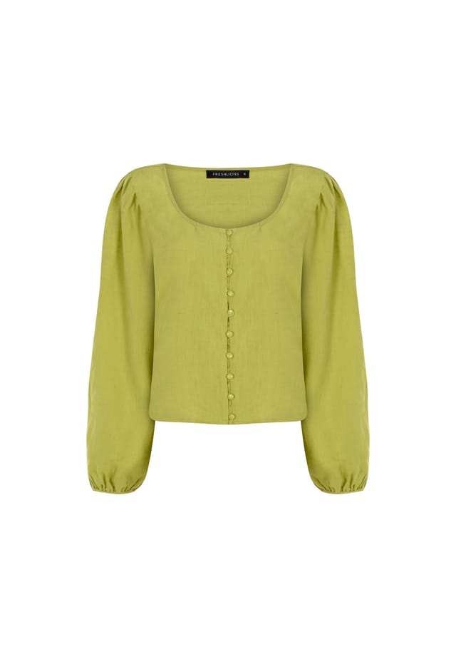 Блузка с длинными рукавами амара в классическом дизайне Freshlions, зеленый
Блузка с длинными рукавами амара в классическом дизайне Freshlions, зеленый