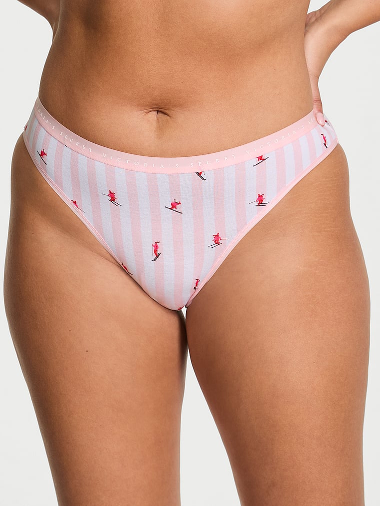 Трусики-Бикини из эластичного хлопка Victoria'S Secret, smooth pink skier stripes
Трусики-Бикини из эластичного хлопка Victoria'S Secret, smooth pink skier stripes