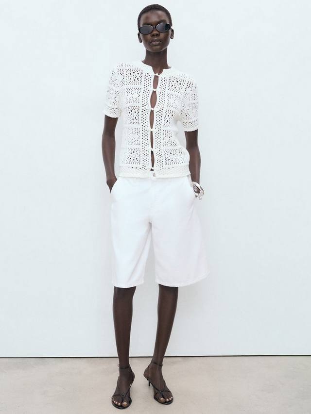 Скотт текстурированный хлопковый кардиган с вязаными элементами Mango
Скотт текстурированный хлопковый кардиган с вязаными элементами Mango