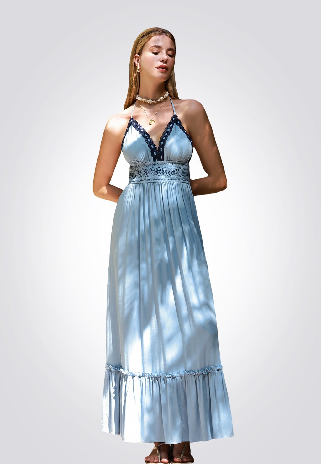 Длинное платье HALTERNECK Cupshe, синий
Длинное платье HALTERNECK Cupshe, синий