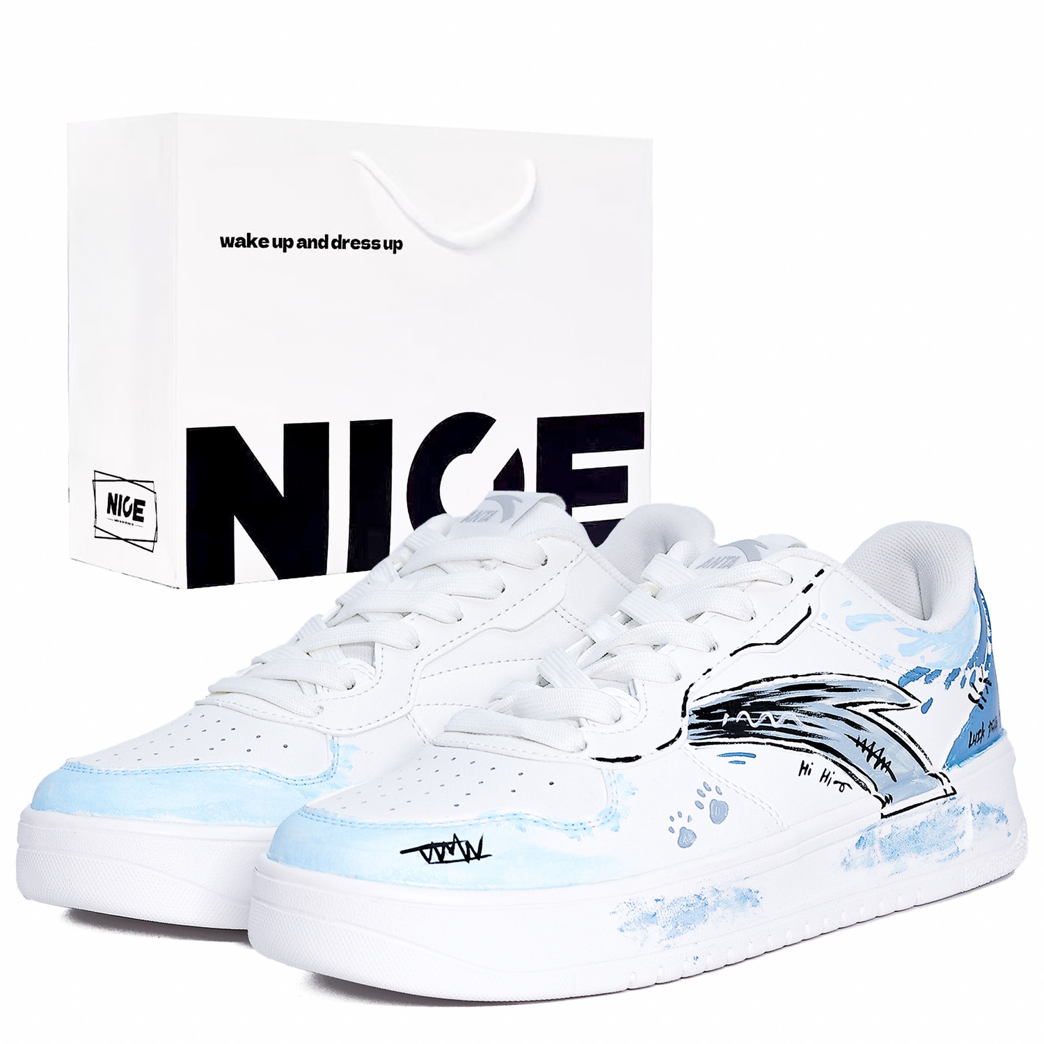 Расслабленные нескользящие устойчивые к истиранию низкие кроссовки для скейтбординга unisex blue white ANTA, синий белый
Расслабленные нескользящие устойчивые к истиранию низкие кроссовки для скейтбординга unisex blue white ANTA, синий белый