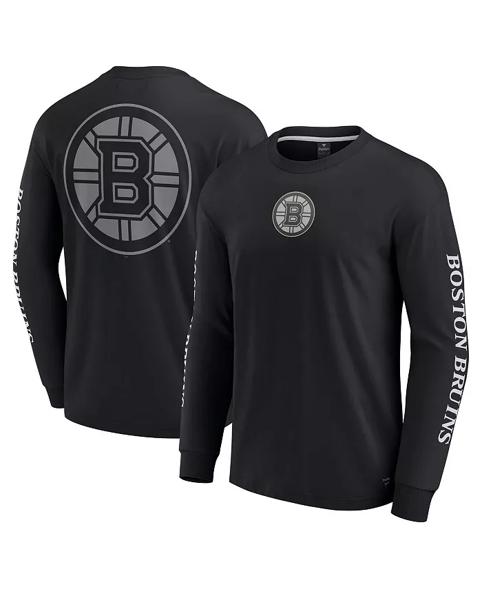 Мужская черная футболка с длинным рукавом Boston Bruins Elements Strive Fanatics
Мужская черная футболка с длинным рукавом Boston Bruins Elements Strive Fanatics
