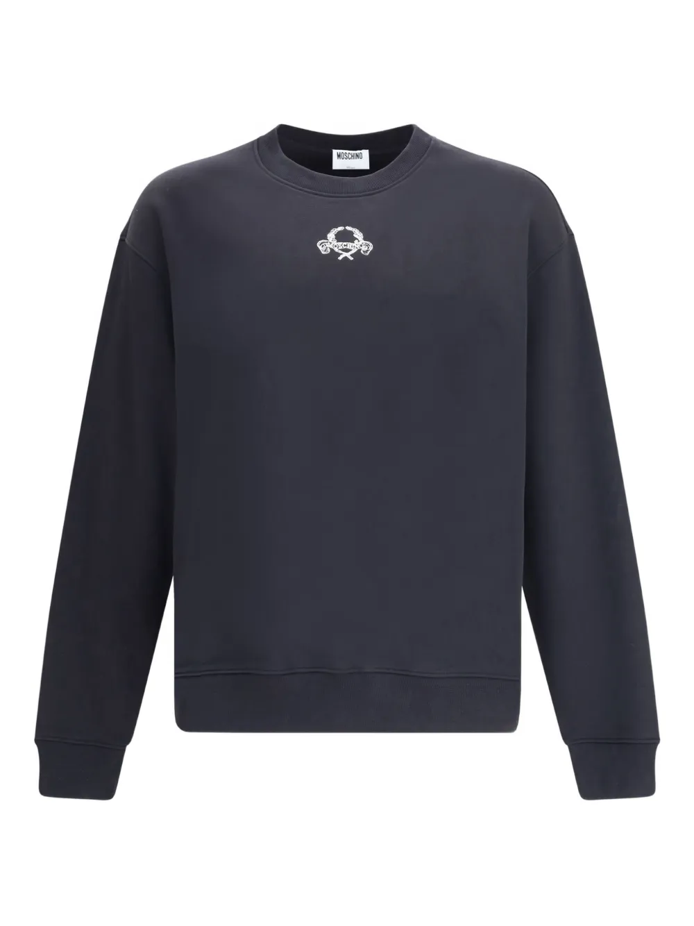 Толстовка с вышитым логотипом Moschino, черный
Толстовка с вышитым логотипом Moschino, черный