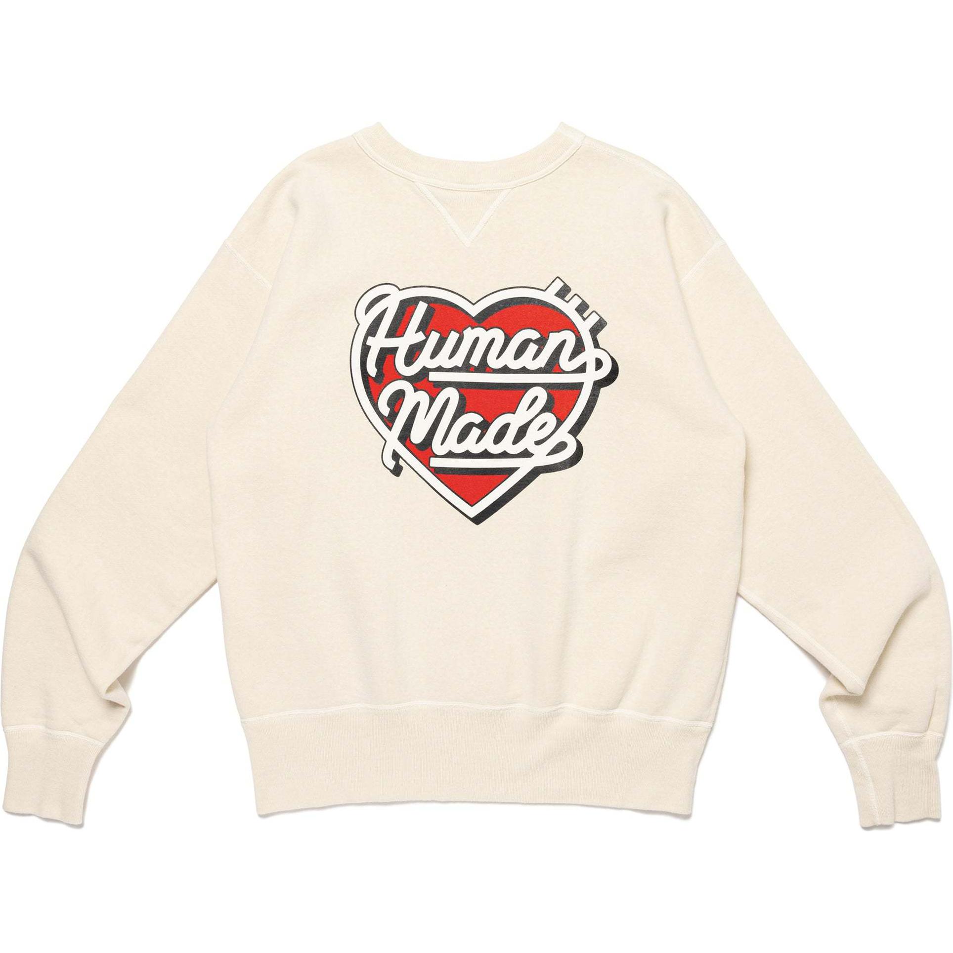 Свитшот с логотипом Heart HUMAN MADE, белый
Свитшот с логотипом Heart HUMAN MADE, белый