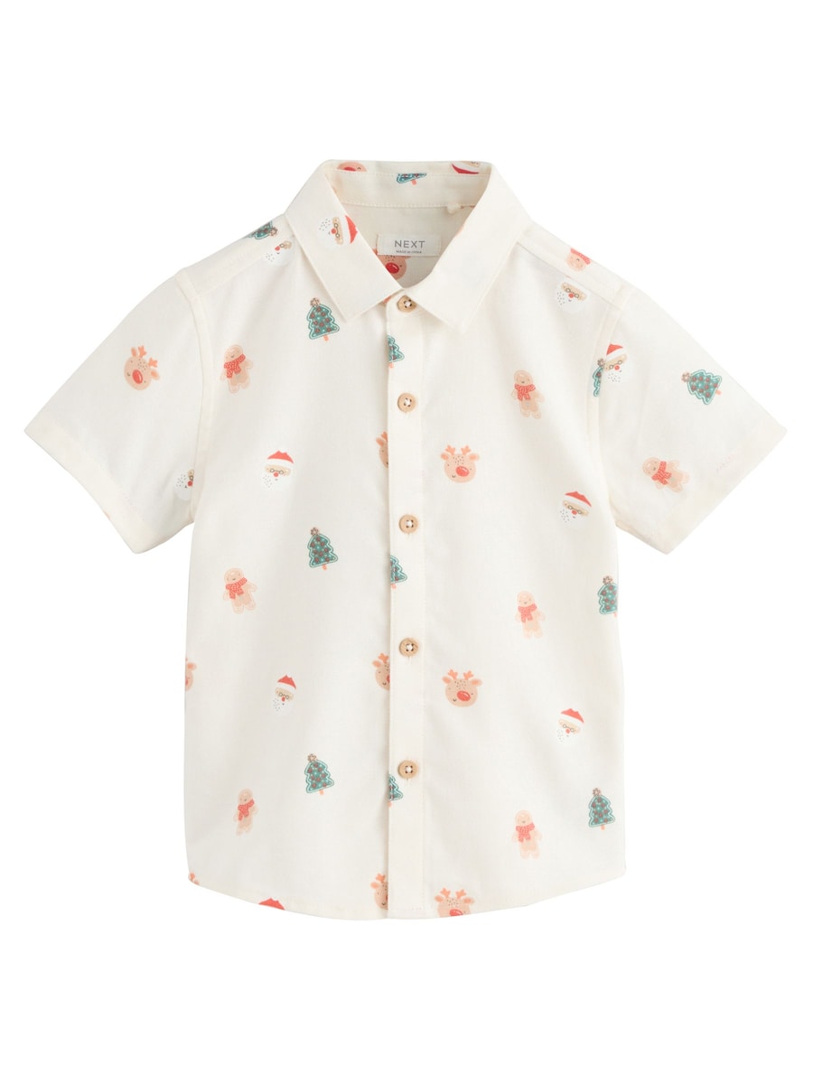 Рубашка на пуговицах классического кроя Next, экрю
Рубашка на пуговицах классического кроя Next, экрю