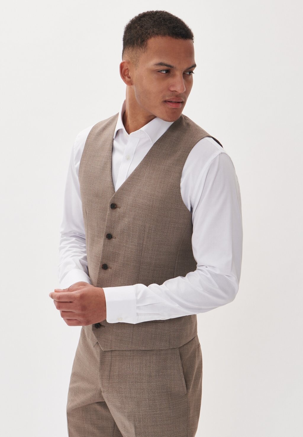 Костюмный жилет BRECK Matinique, коричневый
Костюмный жилет BRECK Matinique, коричневый
