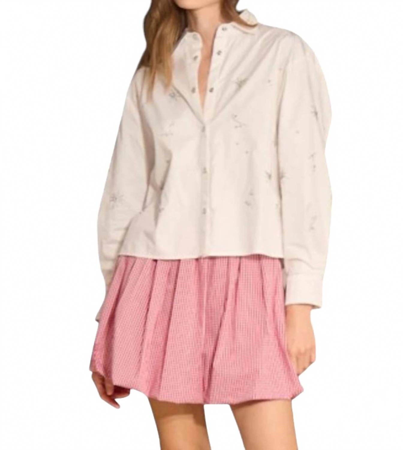 HUNTER BELL Рубашка с длинным рукавом Hudson белого цвета
HUNTER BELL Рубашка с длинным рукавом Hudson белого цвета