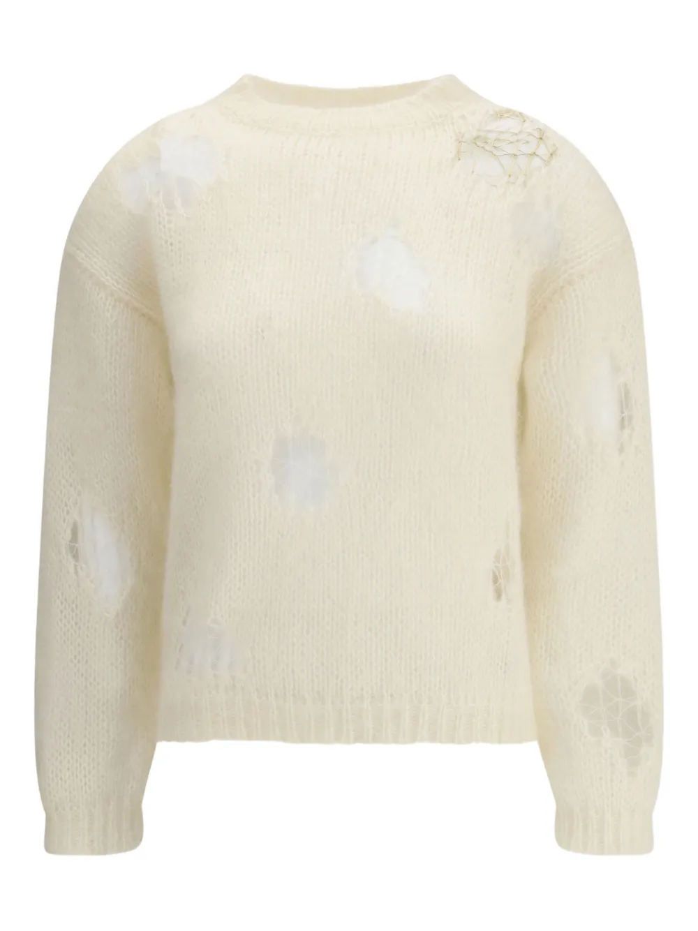 Свитер с рваным эффектом Fabiana Filippi, нейтральный
Свитер с рваным эффектом Fabiana Filippi, нейтральный