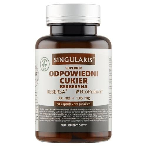Singularis, Подходит бербериновый сахар, 60 капсул.
Singularis, Подходит бербериновый сахар, 60 капсул.