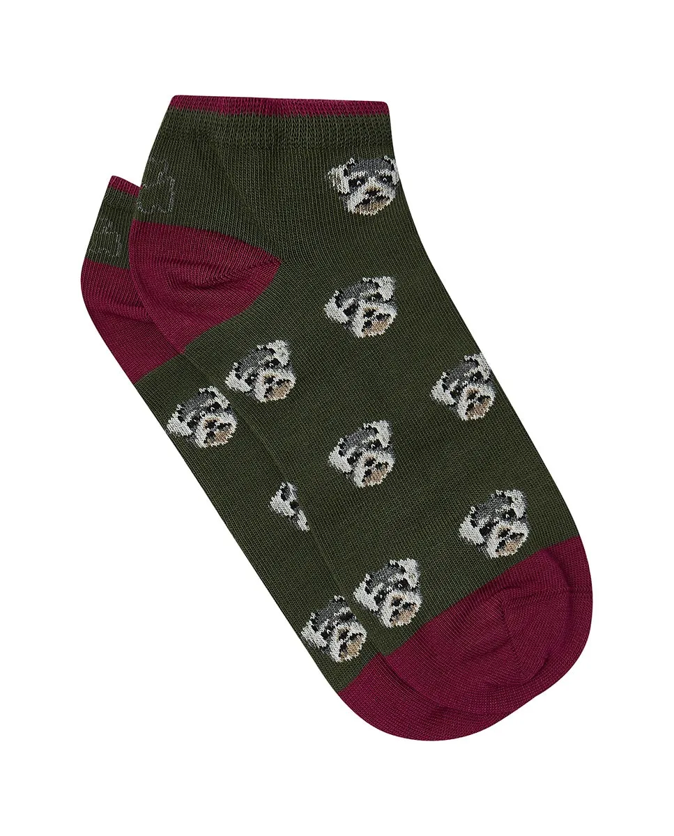 Носки длиной до щиколотки с изображением головы охотничьей собаки зеленого цвета Kiff-Kiff, зеленый
Носки длиной до щиколотки с изображением головы охотничьей собаки зеленого цвета Kiff-Kiff, зеленый