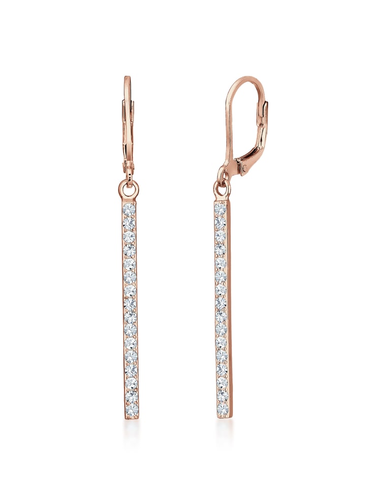 Elli Серьги из серебра 925 пробы, геометрический узор, прямоугольная форма, отделка розовым золотом
Elli Серьги из серебра 925 пробы, геометрический узор, прямоугольная форма, отделка розовым золотом