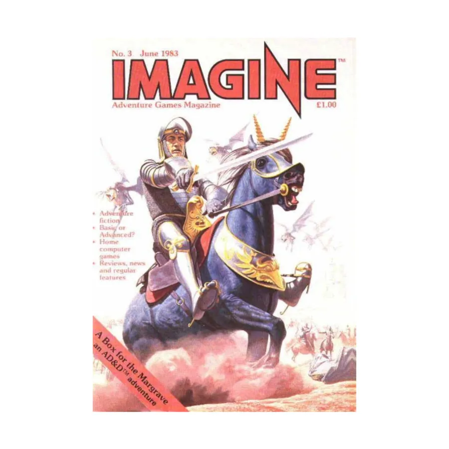 Журнал #3 "AD&D Module - A Box for the Margrave", Imagine Magazine
Журнал #3 "AD&D Module - A Box for the Margrave", Imagine Magazine