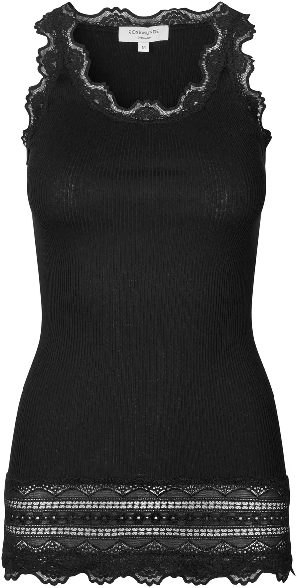 Майка Rosemunde "Benita Silk Top Camisole", с винтажным кружевом на вырезе и широким эластичным кружевом на подоле, черный
Майка Rosemunde "Benita Silk Top Camisole", с винтажным кружевом на вырезе и широким эластичным кружевом на подоле, черный
