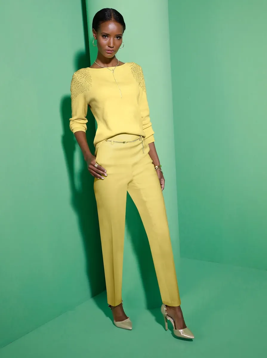 Creation L вязаный свитер "Пуловер", цвет Zitrone 
Creation L вязаный свитер "Пуловер", цвет Zitrone