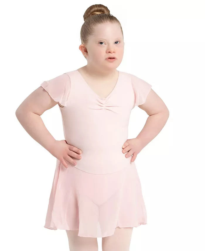 Платье для девочек с рукавами-фонариками Capezio, розовый
Платье для девочек с рукавами-фонариками Capezio, розовый