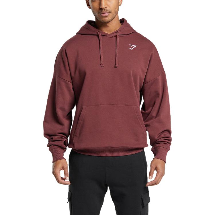 CREST Оверсайз Толстовка с капюшоном Мужская Бордовая GYMSHARK
CREST Оверсайз Толстовка с капюшоном Мужская Бордовая GYMSHARK