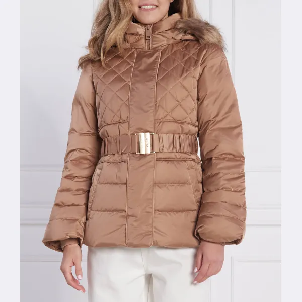 Пуховик Laurie классического кроя Guess, коричневый
Пуховик Laurie классического кроя Guess, коричневый