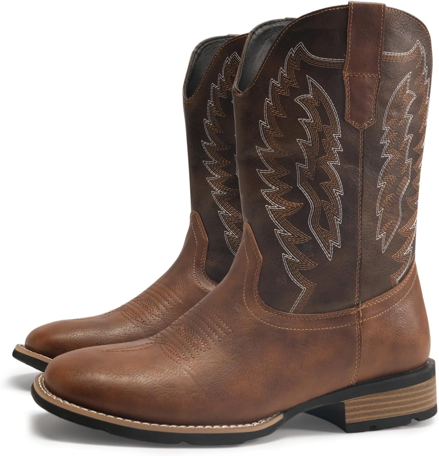 Мужские ковбойские сапоги YFFUSHI в стиле ретро с вышивкой, квадратным носком и массивным каблуком, коричневый
Мужские ковбойские сапоги YFFUSHI в стиле ретро с вышивкой, квадратным носком и массивным каблуком, коричневый