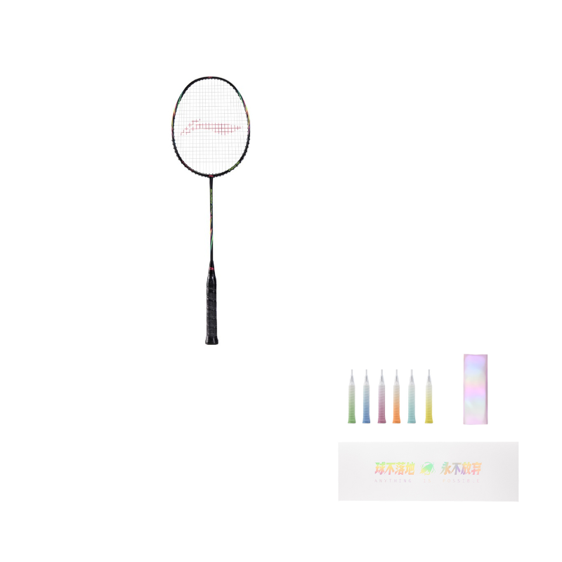 LINING Острые стрелы бадминтонная ракетка full carbon наступательного типа с утяжеленной головкой, жесткое древко продвинутый уровень unisex 5U black
LINING Острые стрелы бадминтонная ракетка full carbon наступательного типа с утяжеленной головкой, жесткое древко продвинутый уровень unisex 5U black