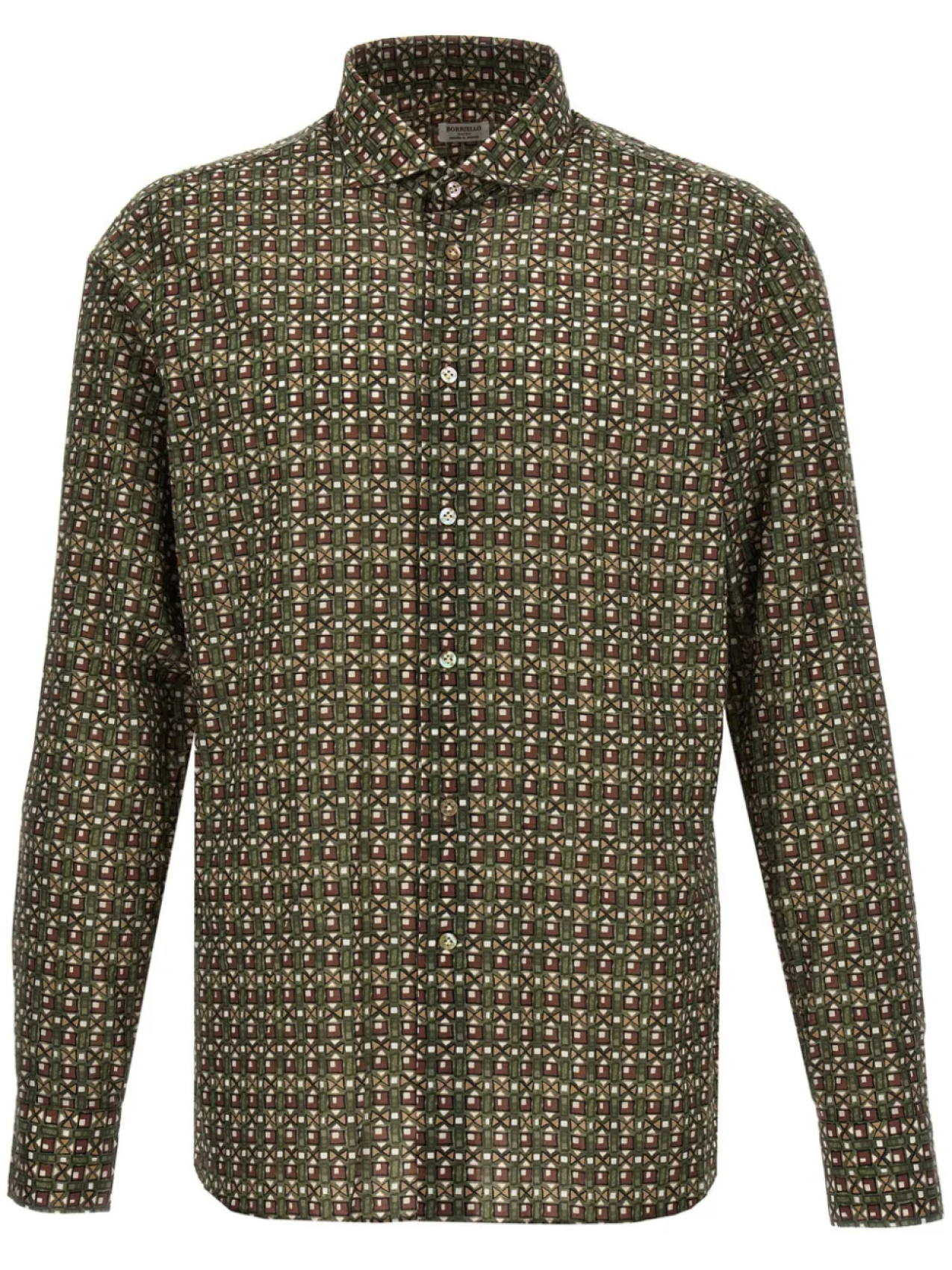Рубашка BORRIELLO NAPOLI с принтом, зеленый
Рубашка BORRIELLO NAPOLI с принтом, зеленый