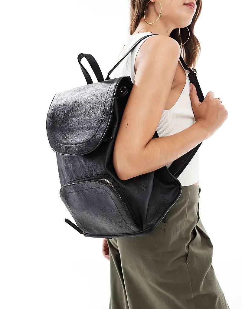 Мягкий рюкзак ASOS DESIGN с передним карманом на молнии черного цвета
Мягкий рюкзак ASOS DESIGN с передним карманом на молнии черного цвета