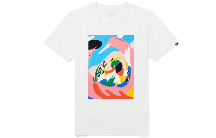 Футболка мужская Artist с графическим принтом и круглым вырезом, белая Vans
Футболка мужская Artist с графическим принтом и круглым вырезом, белая Vans