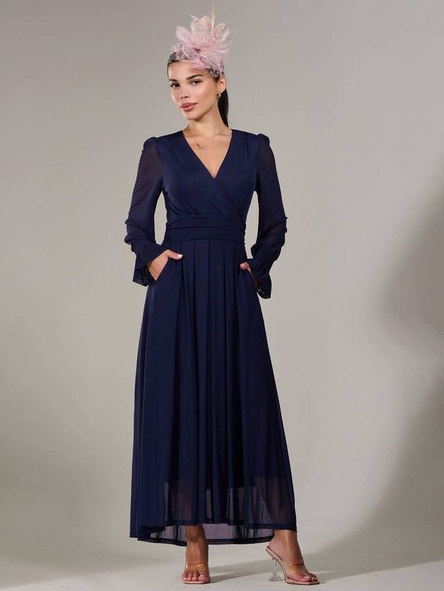 Миниатюрное сетчатое макси-платье с длинным рукавом Jolie Moi, темно-синий
Миниатюрное сетчатое макси-платье с длинным рукавом Jolie Moi, темно-синий