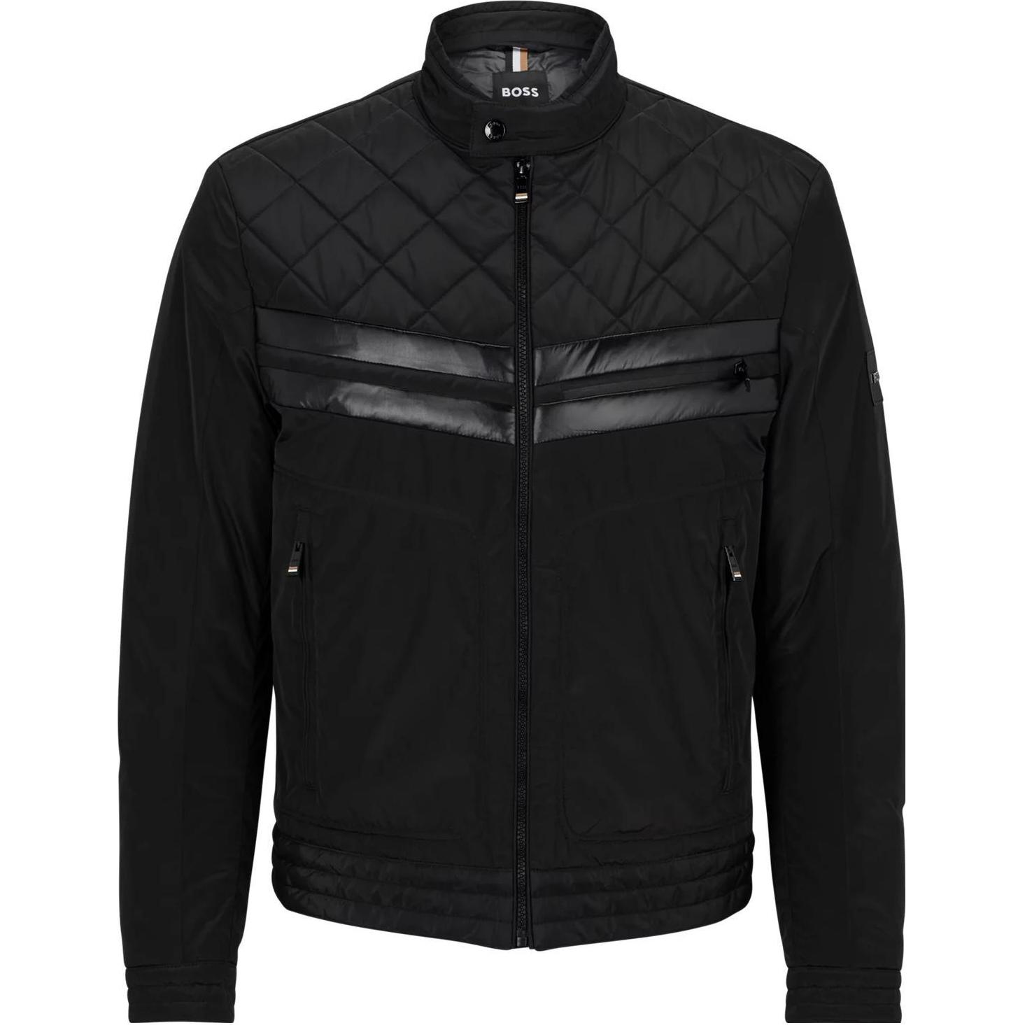 HUGO BOSS Куртка-бомбер с ромбовидным узором, Black
HUGO BOSS Куртка-бомбер с ромбовидным узором, Black