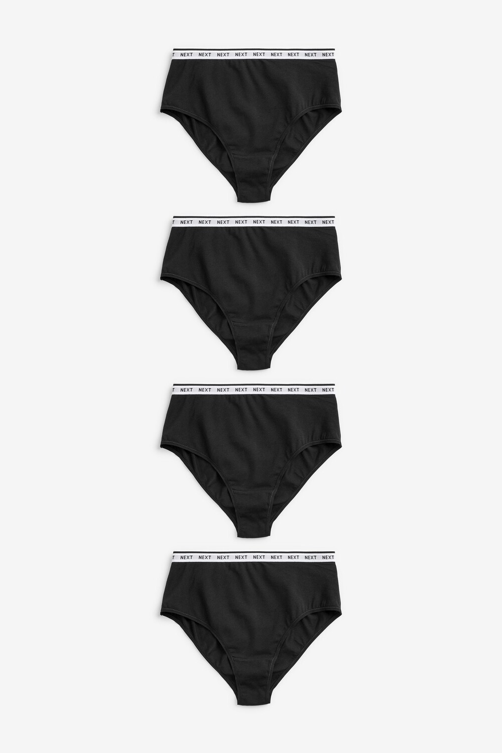 4 пары трусиков с логотипом из высококачественного хлопка Next, черный
4 пары трусиков с логотипом из высококачественного хлопка Next, черный