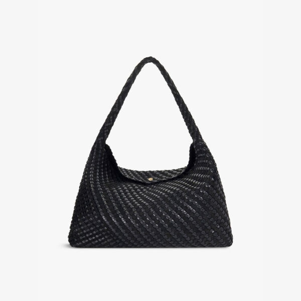 Намеренно очень большая плетеная сумка через плечо Dune, черный
Намеренно очень большая плетеная сумка через плечо Dune, черный
