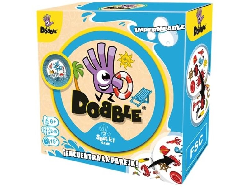 Набор водонепроницаемых карточек Dobble, Asmodee
Набор водонепроницаемых карточек Dobble, Asmodee
