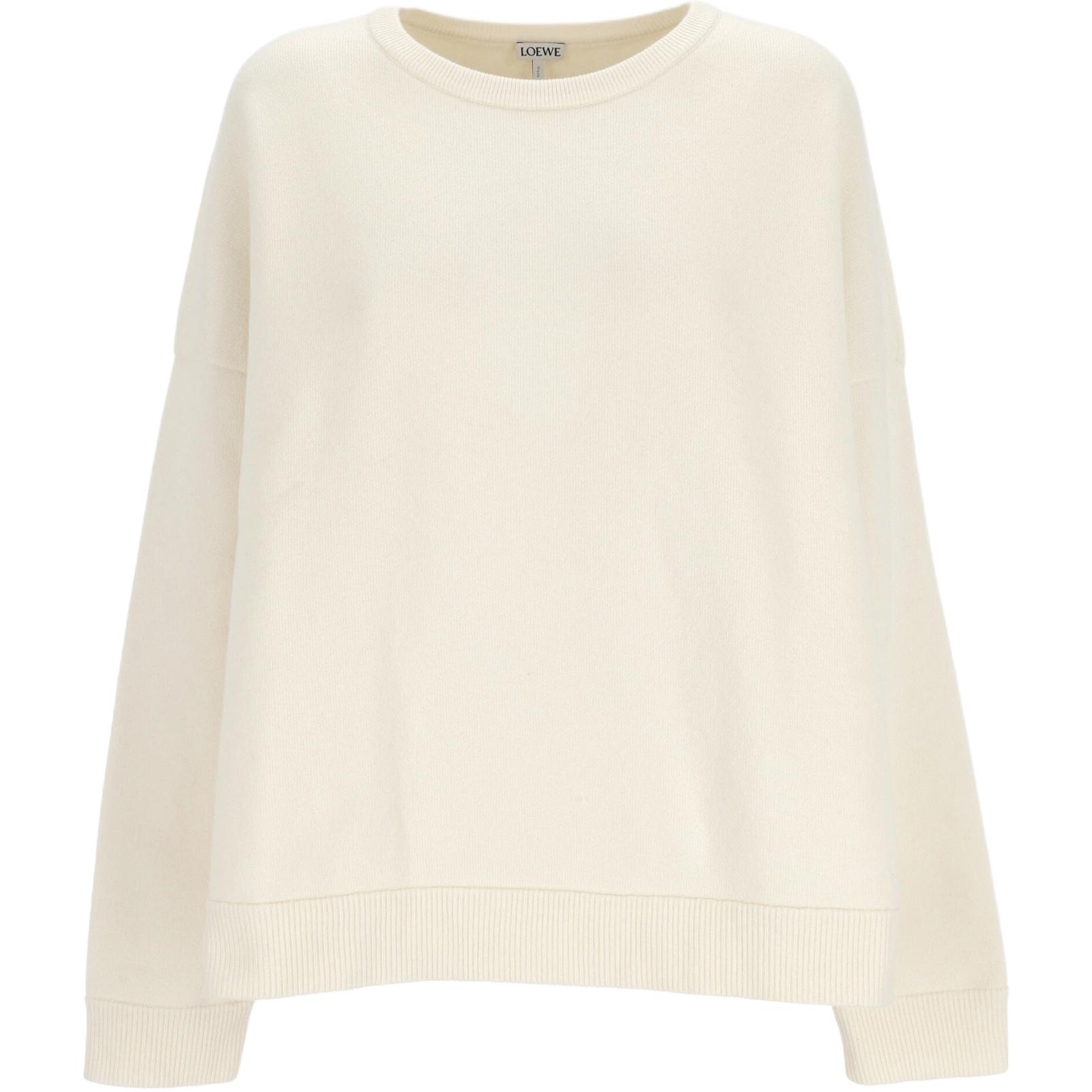 Loewe Кашемировый свитер с круглым вырезом, цвет «Мягкий белый»
Loewe Кашемировый свитер с круглым вырезом, цвет «Мягкий белый»