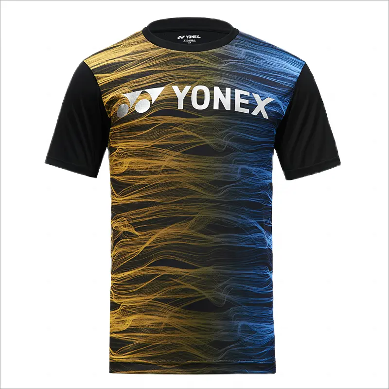Стильная черная футболка для бадминтона YONEX Мужская
Стильная черная футболка для бадминтона YONEX Мужская