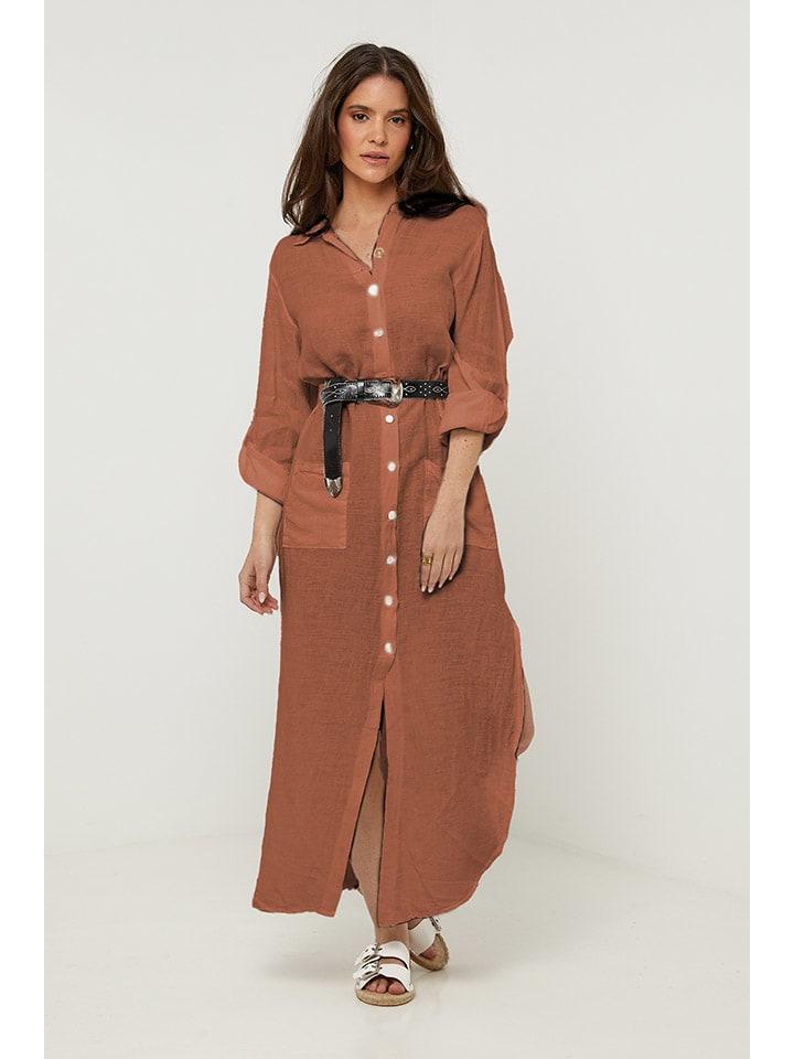 Длинное платье Rodier Lin, коричневый
Длинное платье Rodier Lin, коричневый