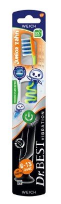 Dr Best, Vibration Junior, электрическая зубная щетка, 1 шт.
Dr Best, Vibration Junior, электрическая зубная щетка, 1 шт.