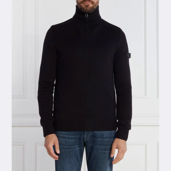 Свитер обычного кроя Troyo с добавлением шерсти Joop!, синий 
Свитер обычного кроя Troyo с добавлением шерсти Joop!, синий