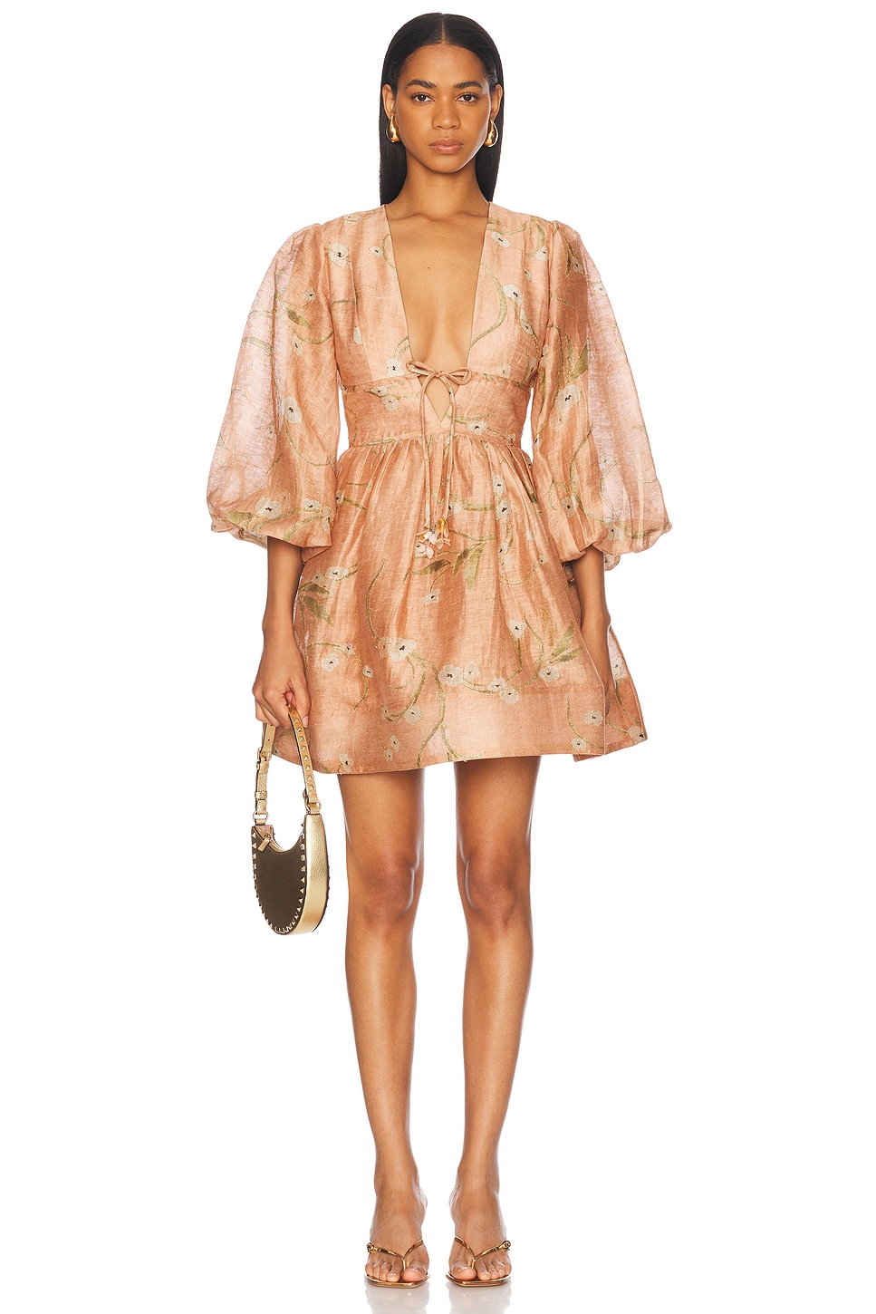 Освещающее мини-платье Drawn Zimmermann, Dancing Floral
Освещающее мини-платье Drawn Zimmermann, Dancing Floral